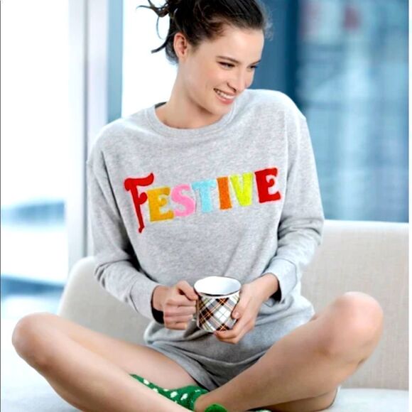 FESTIVE sweatshirt grey - Picture 1 of 3